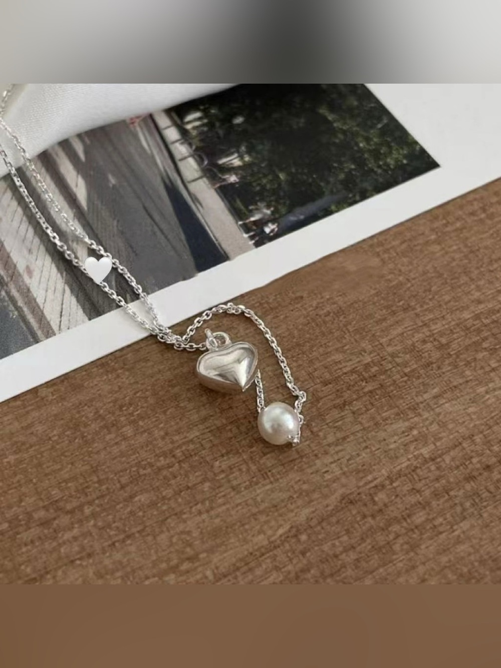 925 Sterling Silver Heart Necklace